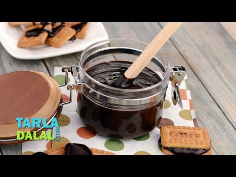 Chocolate Sauce, Quick Homemade Chocolate Sauce by Tarla Dalal