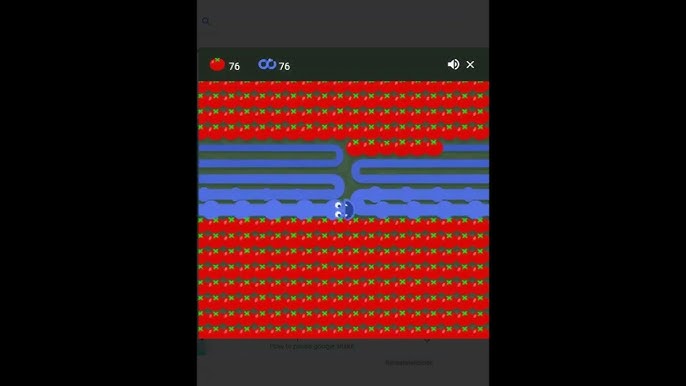 Google Snake Game - Small Map - Double Snake Mode - 42 POINTS 