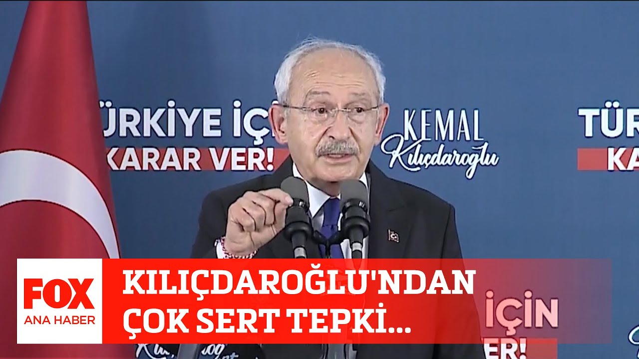 ⁣Kılıçdaroğlu'ndan çok sert tepki... 23 Mayıs 2023 Selçuk Tepeli ile FOX Ana Haber