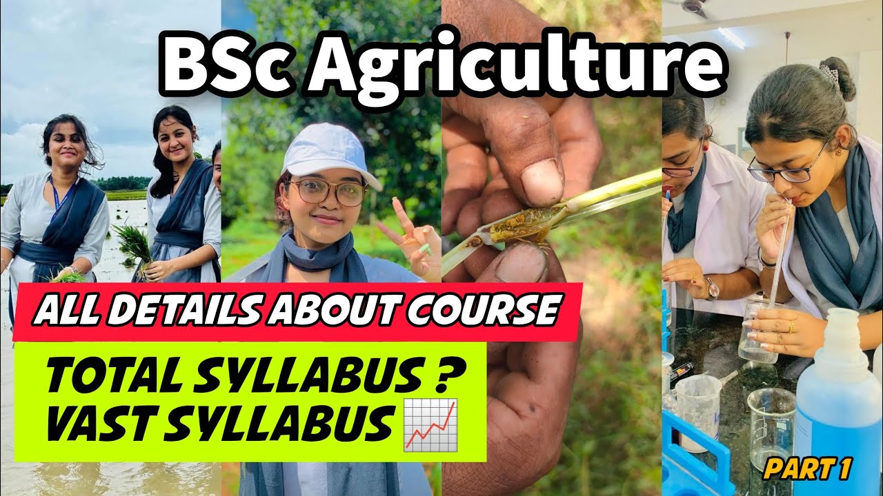 BSc Agriculture Course Details | BSc Agriculture Syllabus | SoA ...