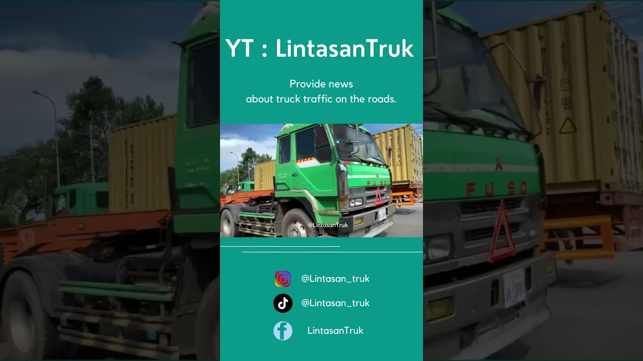 Old and new series Fuso Truck. 