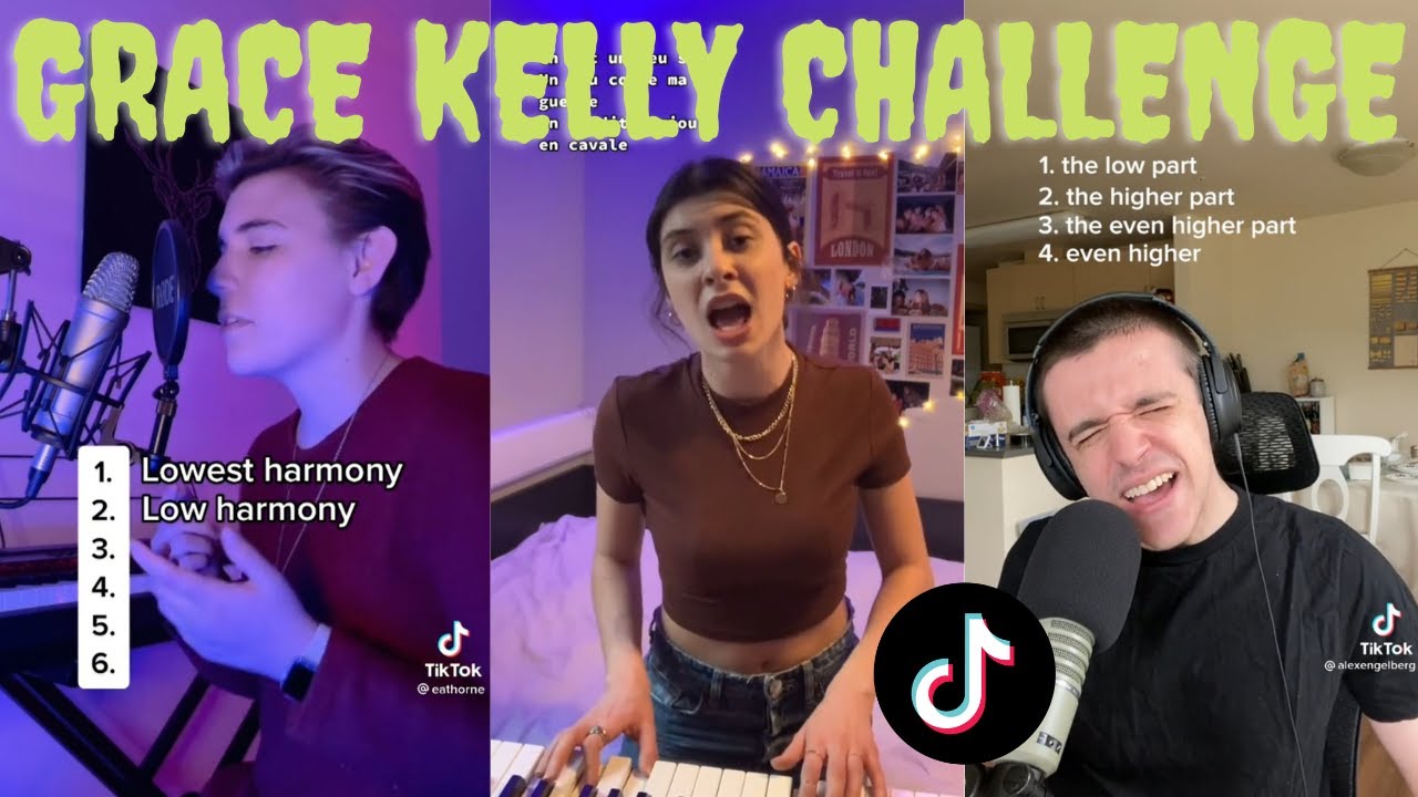 Huge Grace Kelly challenge tiktok videos.( part 2 )💦💃