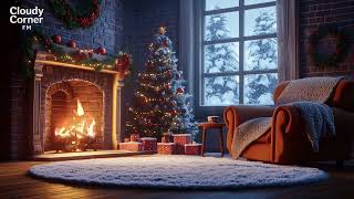 Cozy Snowy Christmas Ambience – Soft Saxophone Jazz, Falling Snow & Warm Holiday Lights (2025) screenshot 3