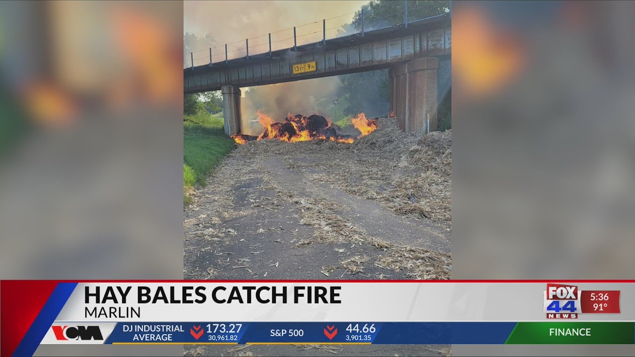 Hay Bales Catch Fire YouTube
