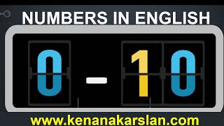 İngilizce Sayılar 0-10 Numbers In English 0-10