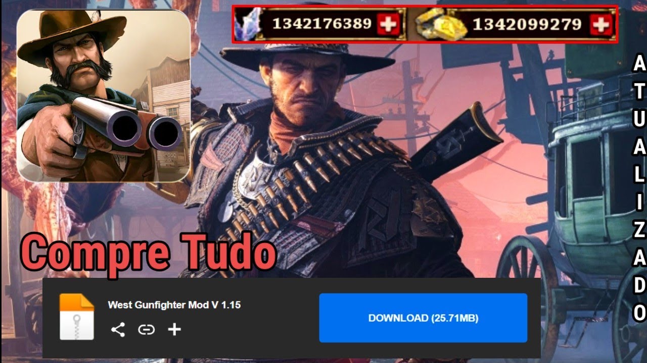 West Gunfighter Mod Dinheiro Infinito ! V 1.15 - YouTube