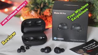 True Wireless Earphones With 2200Mah In Built Powerbank| Noise Shots X5 Pro Review