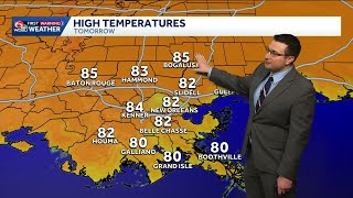 Warm and dry conditions continue into this week