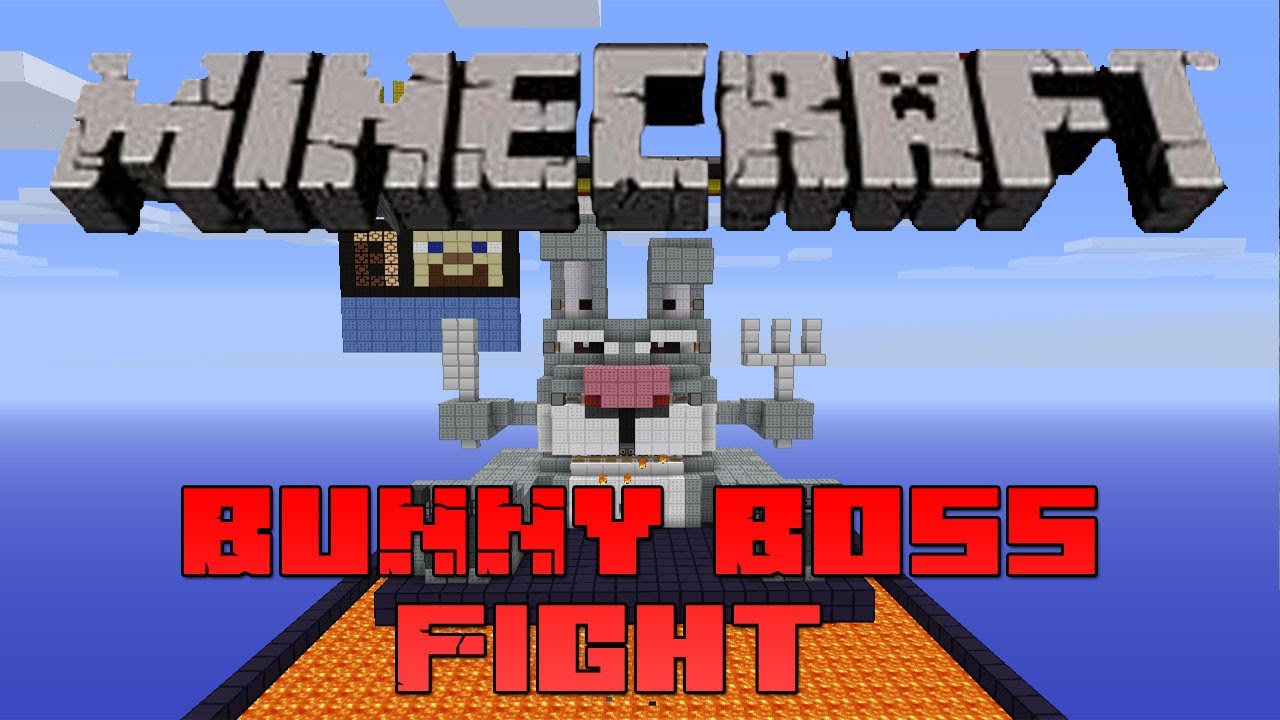 Minecraft Bunny Boss Fight - YouTube