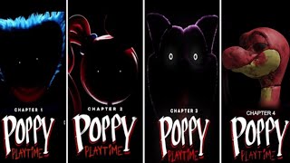 Trailers Comparison: Poppy Playtime :Chapter 4 Vs Chapter 3 Vs Chapter 2 Vs Chapter 1