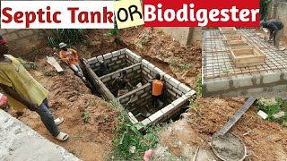 Septic Tank or Biodigester?|Building our house in Ghana 🇬🇭 |Ep 26