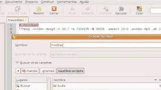 How to Convert .MOD to .AVI Linux Convertir mod a avi Gnome