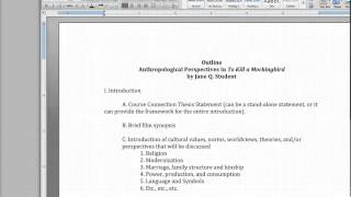 Week 5 Rough Draft Tutorial