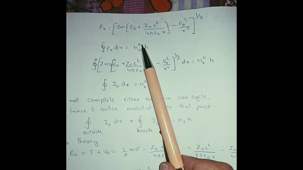 penetrating orbit and quantum defect