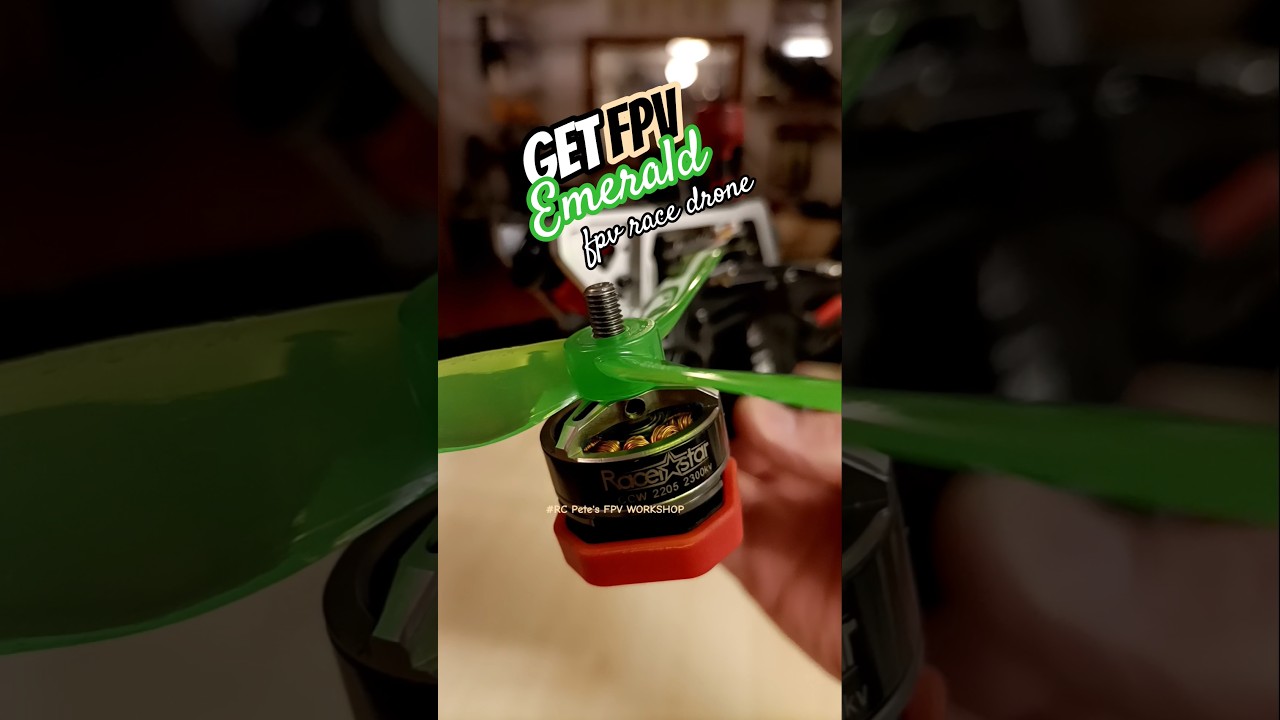 NEW! GETFPV EMERALD FPV RACE DRONE MAIDEN FLIGHT REVIEW 