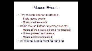 Intermediate Java Programming - GUIs and Event Handling   Part 4