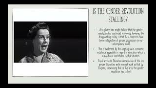 32044755 Sociology Video Explainer - The Gender Revolution