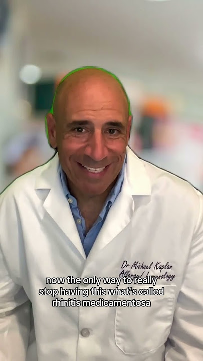 How to get rid of rebound congestion from Afrin🤧 #rebound #afrin #allergies #doctor