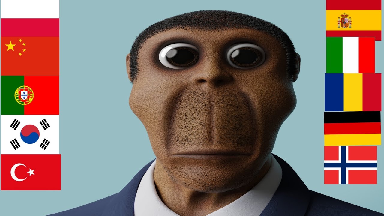 Obunga - in different languages meme 