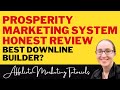 Prosperity marketing system honest review best downline builder