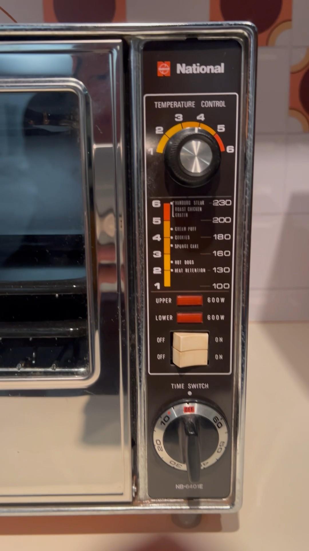 National vintage Oven NB-6401E 1980 - YouTube
