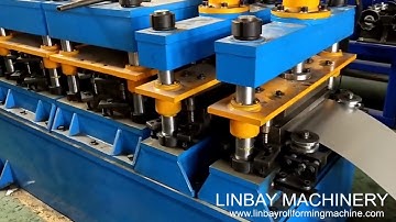 【Door Frame】Linbay Door frame roll forming machine with flying shear