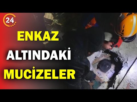 SAATLER SONRA ENKAZDAN MUCİZE KURTULUŞLARIN GÖRÜNTÜLERİ!