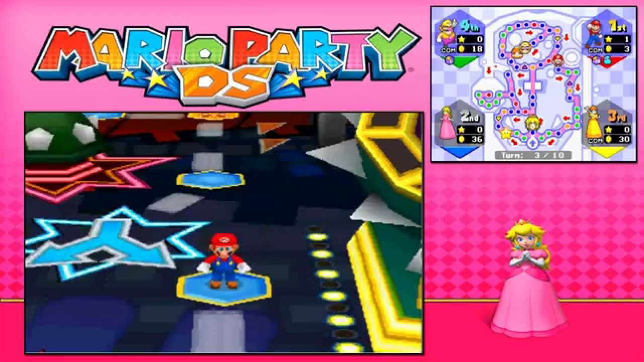 Mario Party DS Story Mode Part 69 Bowser's Pinball Machine (1/2
