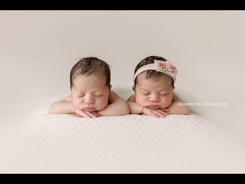 newborn twins photoshoot