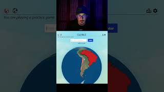 Guessing countries on the globe #geography #challenge #mapping
