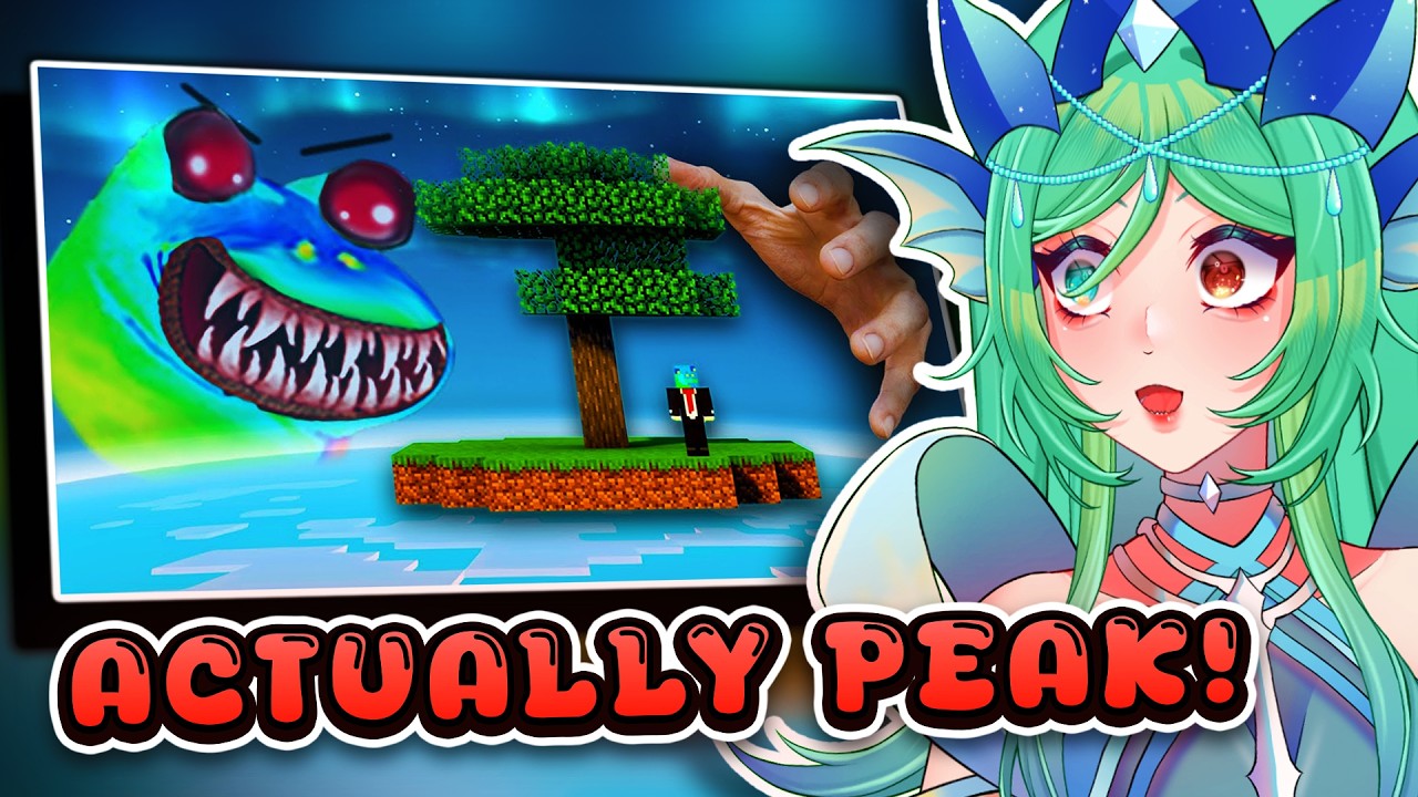 Пройти Minecraft Skyblock без стартового сундука?! || Реакция martincitopants в первый раз