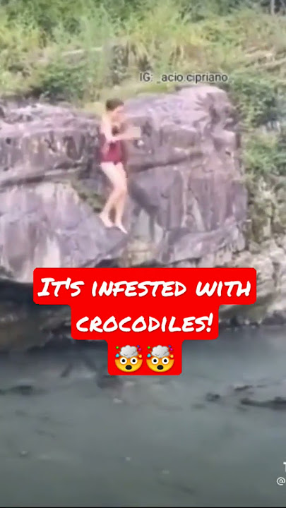 EPIC!!!!🤯🔥||Falling into Crocodile infested waters.#Epic #photoshoot #accident #viral #shorts