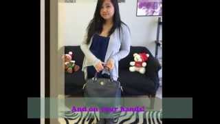 "What's in my bag" Tory Burch Robinson Satchel Review