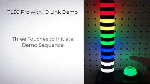 TL50 Pro with IO Link Demo Video
