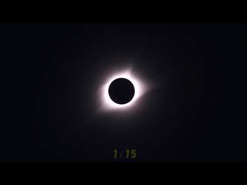 2017 Total solar eclipse アメリカ皆既日食タイムラプス(マドラス)