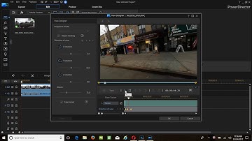 Cyberlink PowerDirector 16 Overcapture Objtect tracking key framing