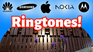 10 ICONIC Ringtones played on percussion instruments!