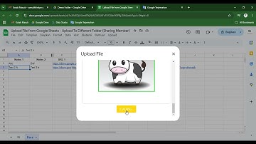 Apps Script - Upload File from Google Sheets - Upload To Different Folder (Member)