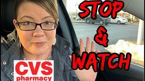 CVS STOP & WATCH VIDEO | MUST HOLD CRT