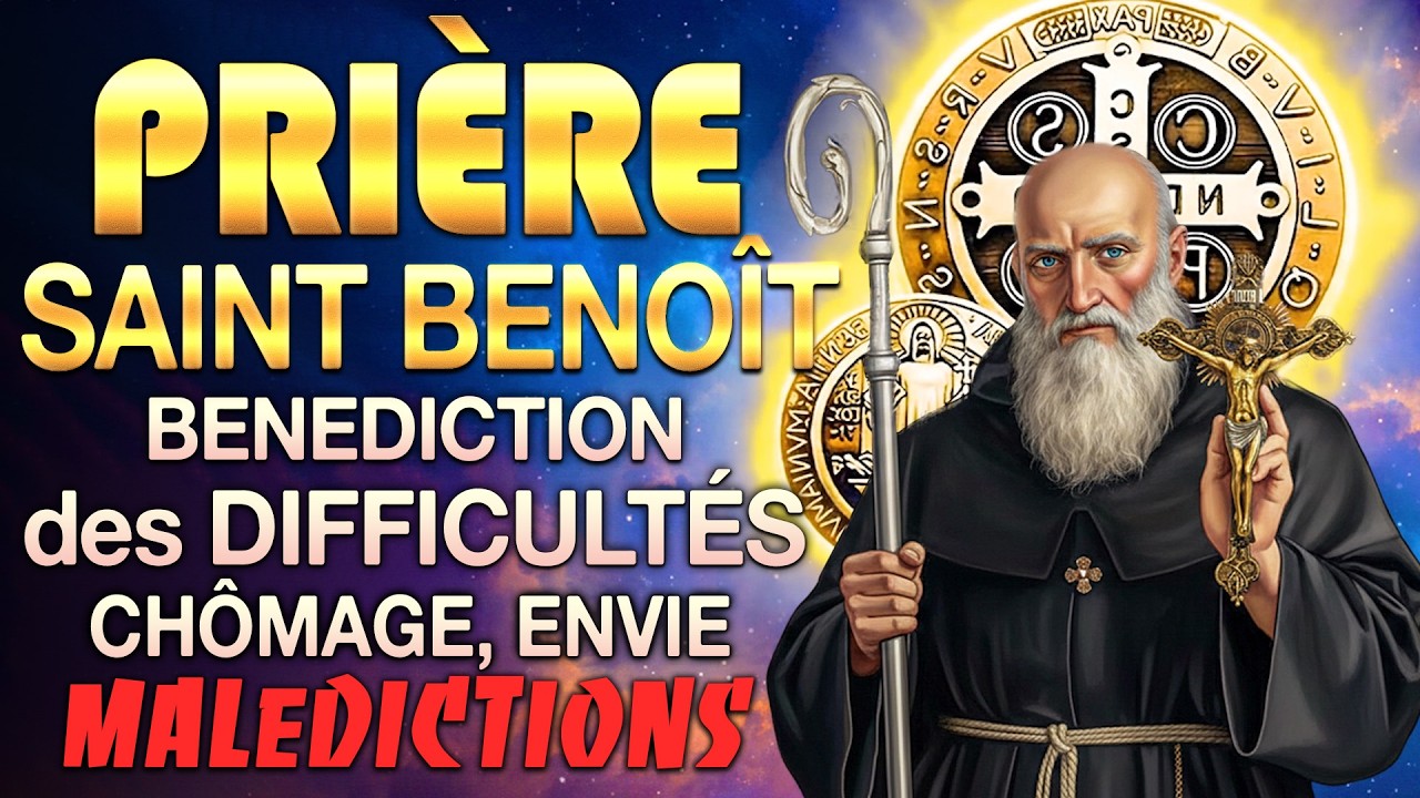 Prière SAINT BENOIT - Protecteur contre le mal, contre la malchance - Prière très PUISSANTE