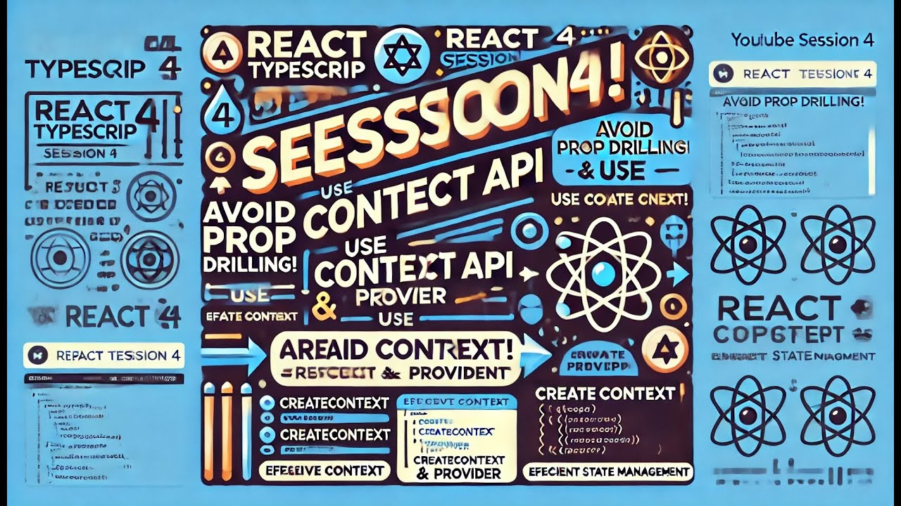 React TypeScript Session 4 | Prop Drilling & Context API | Oct 24 Batch ...