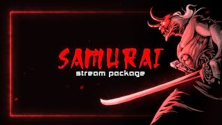 Twitch Overlay | Samurai Stream Package