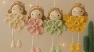 crochet doll keychain, crochet fairy doll/crochet keychain/@YoModa-re7jk 