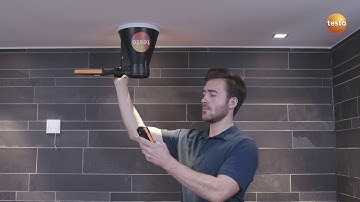 Measuring Airflow at Outlets with a testo 440