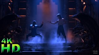 Mortal Kombat Лю Кан против Саб Зиро Мортал Комбат HD 4K