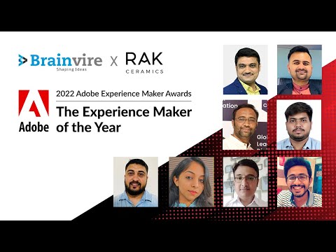 Brainvire and RAK Ceramics Emerge as Finalists for the Adobe Experience Maker of the Year Award 2022
