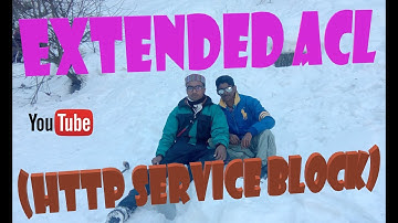 EXTENDED ACL(HTTP SERVICE BLOCK) in hindi/urdu || by NETWORKLOGY