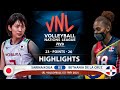 Sarina Koga vs Bethania de la Cruz | Japan vs Dominican Republic | Highlights | VNL 2021 (HD)