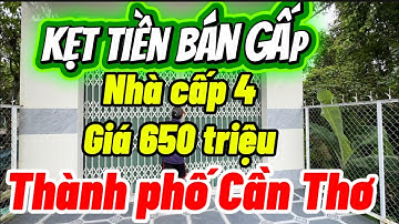 Kẹt tiền bán gấp nhà cấp  4 mặt tiền đường đan ô tô giá ngộp Thành phố cần Thơ 