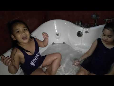 Bathtub time at Aunte Deding's house,rainy days part 2-Bato, Guindulman .